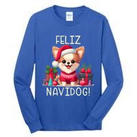 Feliz Navidog Funny Chihuahua Christmas Gift Tall Long Sleeve T-Shirt