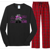 Feminist Not Fragile Like A Flower Fragile Like A Bomb Long Sleeve Pajama Set