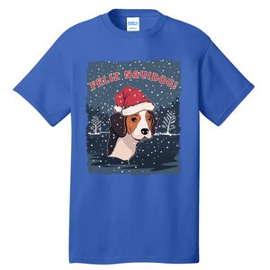 Feliz Navidog Funny Beagle Christmas Gift Tall T-Shirt