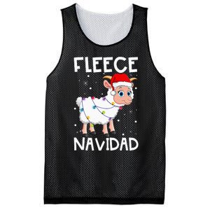 Fleece Navidad Funny Christmas Sheep Feliz Xmas Lights Mesh Reversible Basketball Jersey Tank