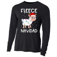 Fleece Navidad Funny Christmas Sheep Feliz Xmas Lights Cooling Performance Long Sleeve Crew