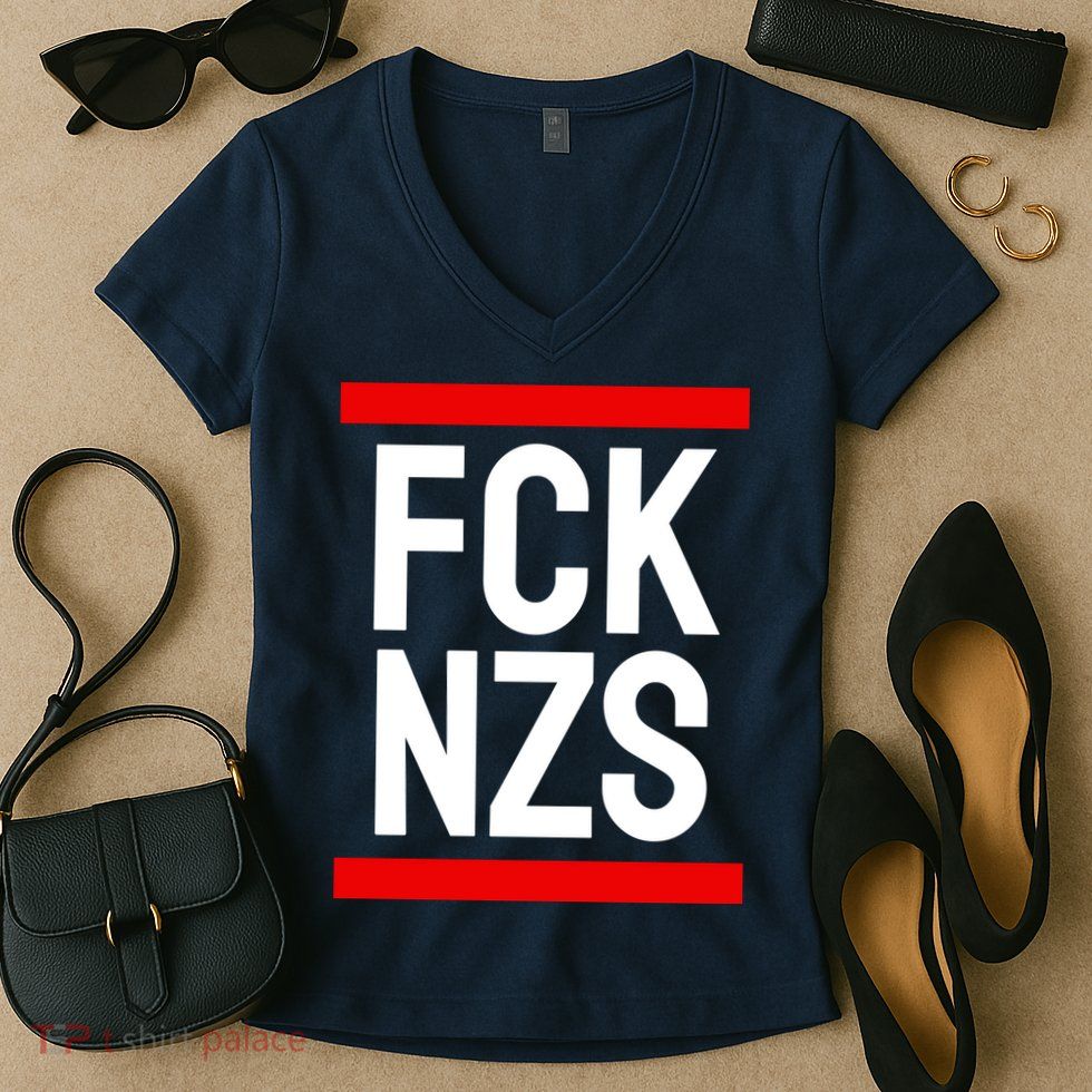 Fck Nzs Women's V-Neck T-Shirt