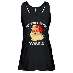 Funny Nothing For You Whore Santa Claus Christmas Ladies Essential Flowy Tank