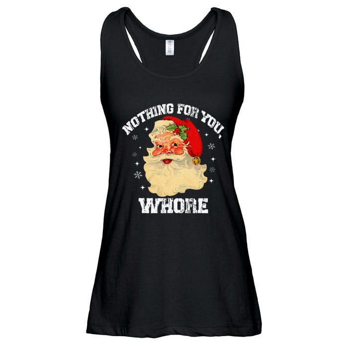 Funny Nothing For You Whore Santa Claus Christmas Ladies Essential Flowy Tank