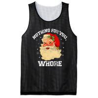 Funny Nothing For You Whore Santa Claus Christmas Mesh Reversible Basketball Jersey Tank