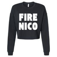Fire Nico Cropped Pullover Crew