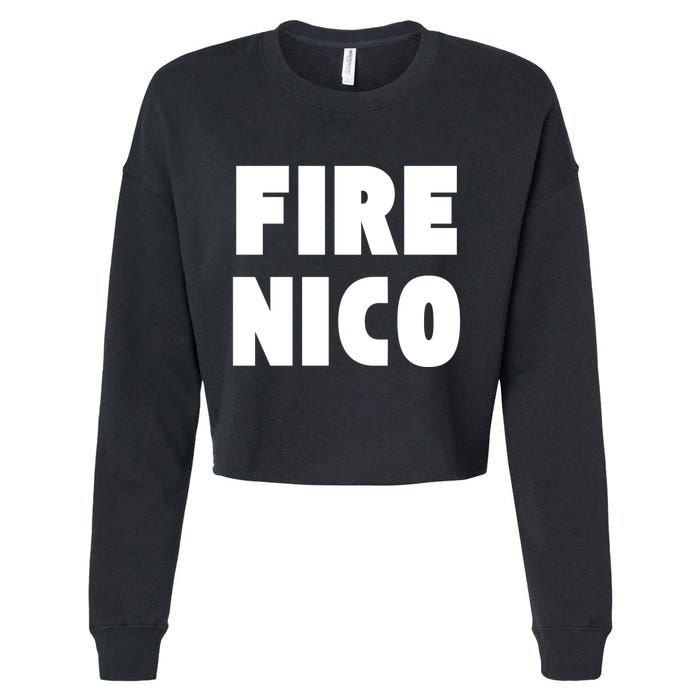 Fire Nico Cropped Pullover Crew