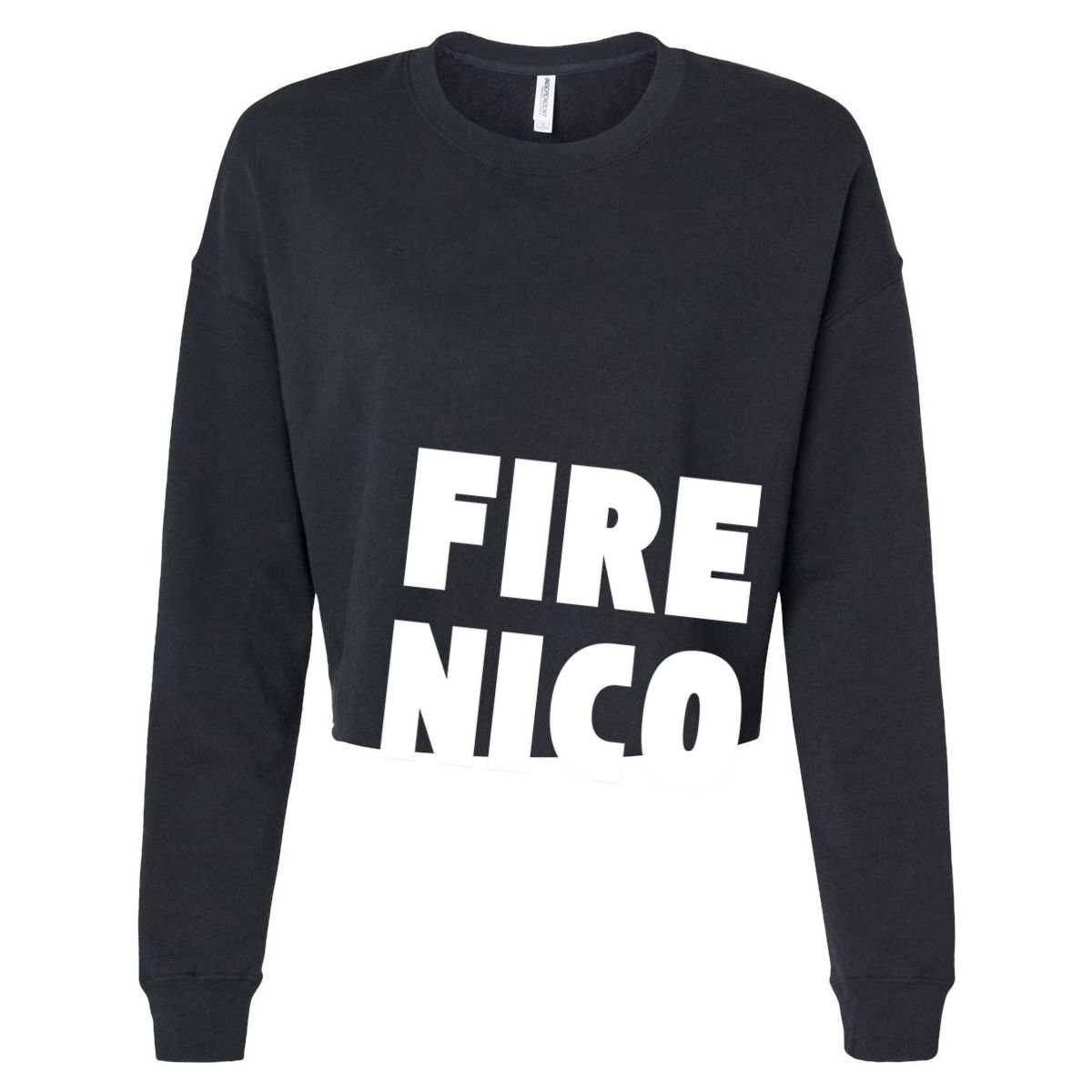 Fire Nico Cropped Pullover Crew