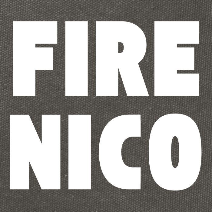 Fire Nico Cotton Canvas Backpack