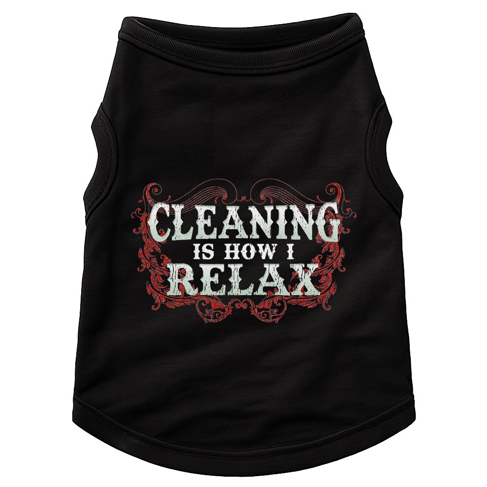 Funny Neat Freak Clean Home Organization House Cleaning Doggie Tank