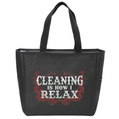 Funny Neat Freak Clean Home Organization House Cleaning Zip Tote Bag
