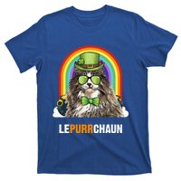 Funny Norwegian Forest Cat Lepurrchaun St Patricks Day Gift T-Shirt