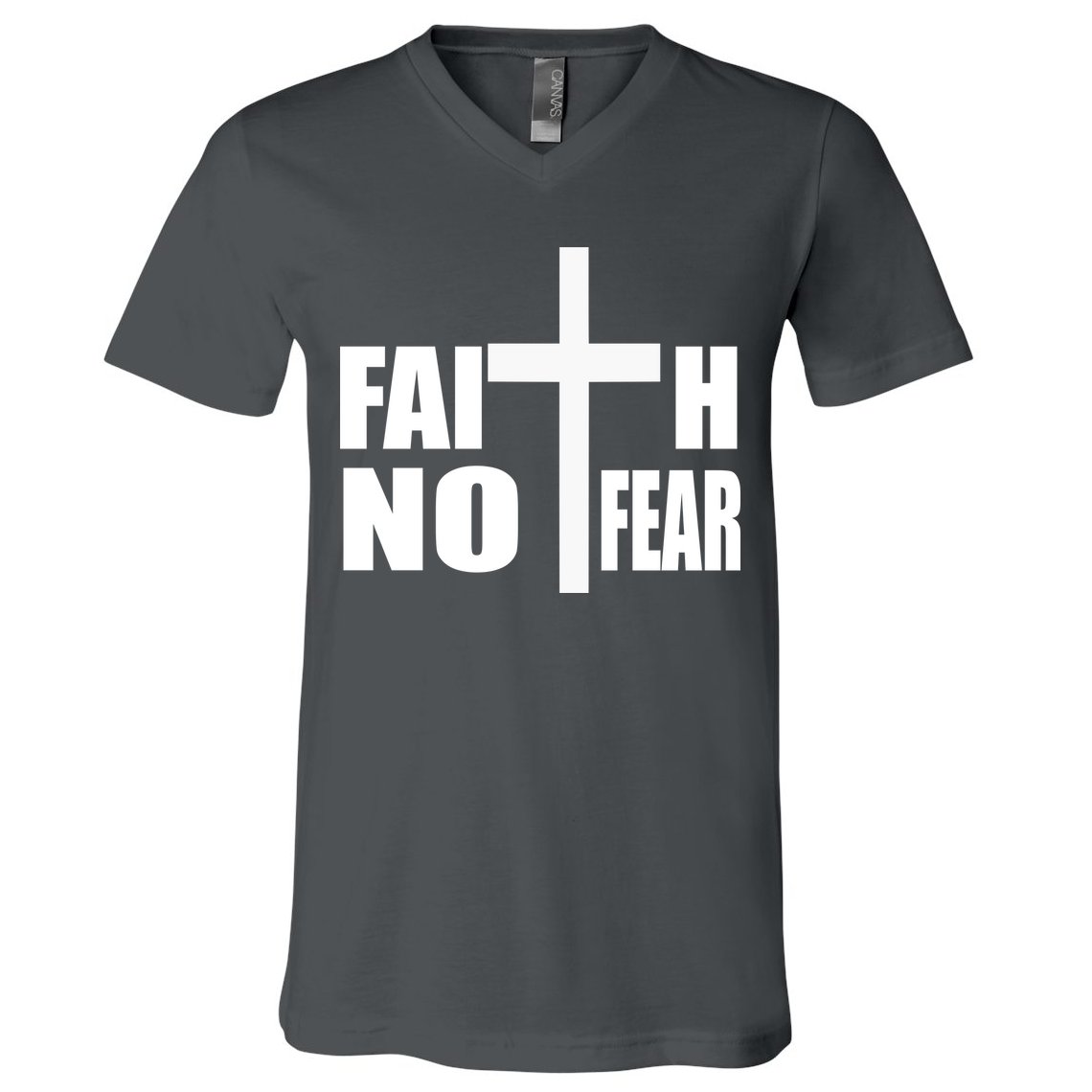 Faith Not Fear V-Neck T-Shirt