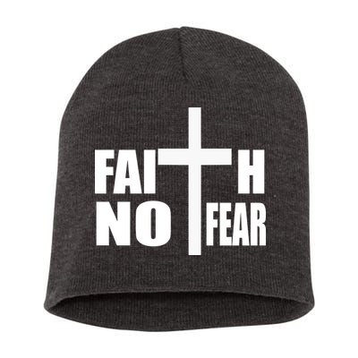 Faith Not Fear Short Acrylic Beanie
