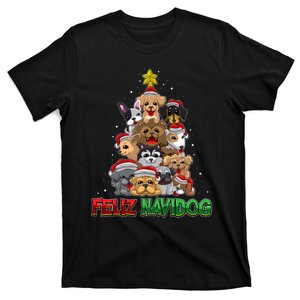 Feliz Navidog Feliz Navidad Christmas For Dog Lovers T-Shirt