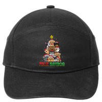 Feliz Navidog Feliz Navidad Christmas For Dog Lovers 7-Panel Snapback Hat