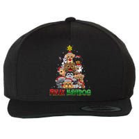 Feliz Navidog Feliz Navidad Christmas For Dog Lovers Wool Snapback Cap