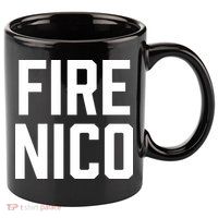 Fire Nico 11oz C Handle Ceramic Mug