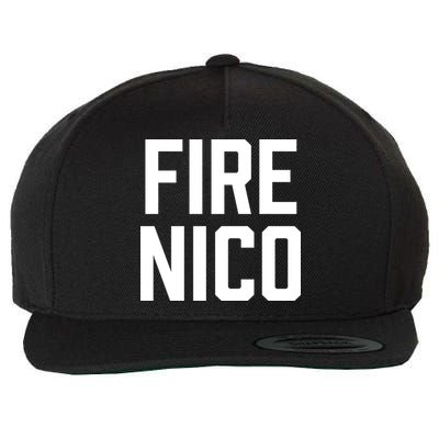 Fire Nico Wool Snapback Cap