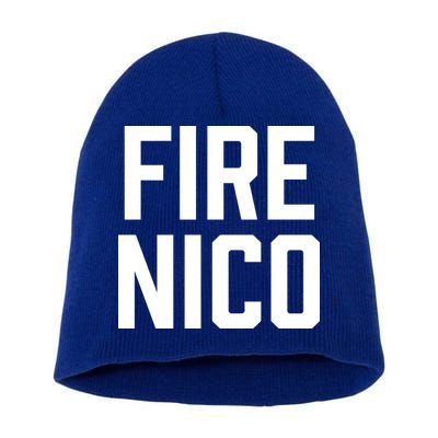 Fire Nico Short Acrylic Beanie