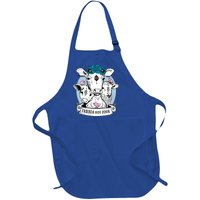 Friends Not Food Vegetarian Vegan Goat Animal Liberation Great Gift Full-Length Apron With Pockets