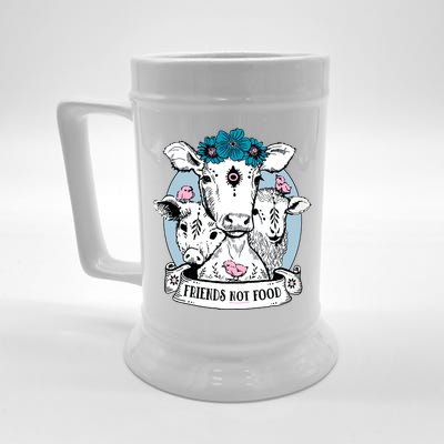 Friends Not Food Vegetarian Vegan Goat Animal Liberation Great Gift Beer Stein