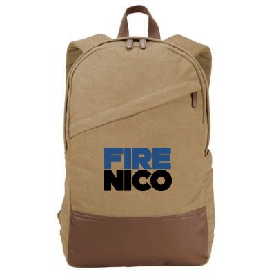 Fire Nico Cotton Canvas Backpack