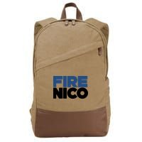 Fire Nico Cotton Canvas Backpack