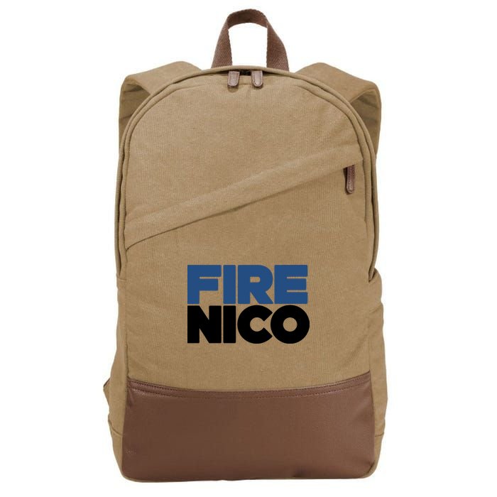 Fire Nico Cotton Canvas Backpack