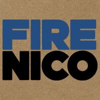 Fire Nico Cotton Canvas Backpack