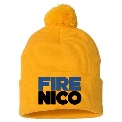 Fire Nico Pom Pom 12in Knit Beanie