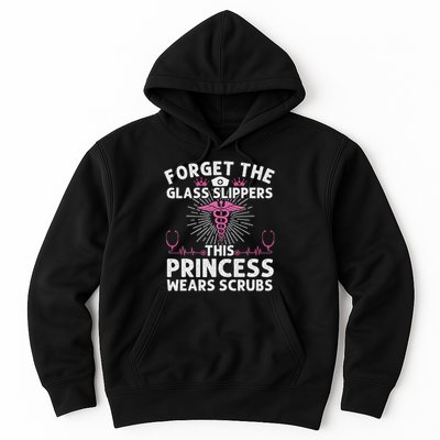 Funny Nurse Gift For Women Cool This Princess Wears Scrubs Hoodie