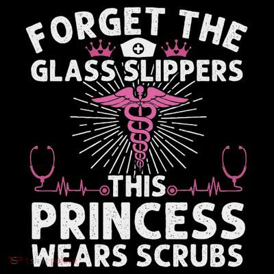 Funny Nurse Gift For Women Cool This Princess Wears Scrubs T-Shirt