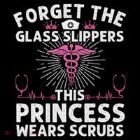 Funny Nurse Gift For Women Cool This Princess Wears Scrubs T-Shirt