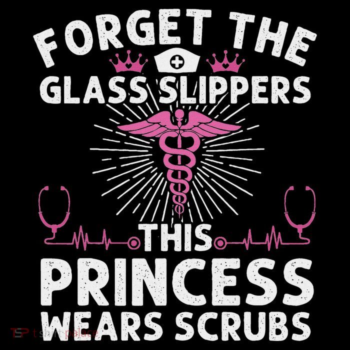 Funny Nurse Gift For Women Cool This Princess Wears Scrubs T-Shirt