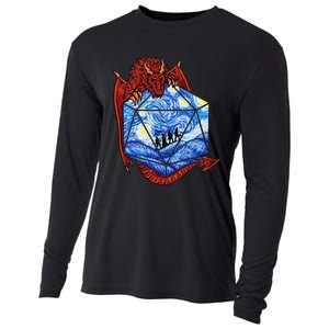 Funny Nerdy Gamer Fantasy Art Starry Night Gift Cooling Performance Long Sleeve Crew