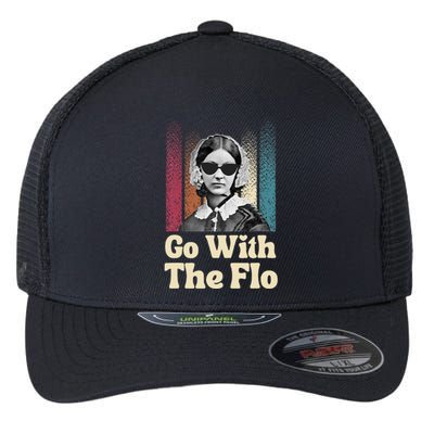 Florence Nightingale Go With The Flo Funny Nurse Flexfit Unipanel Trucker Cap