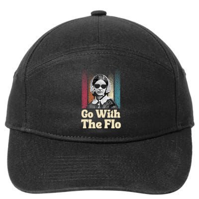 Florence Nightingale Go With The Flo Funny Nurse 7-Panel Snapback Hat