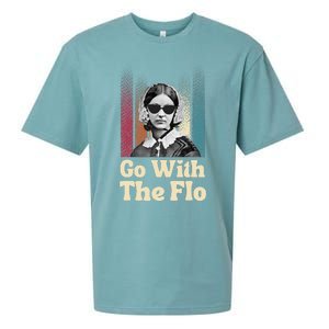 Florence Nightingale Go With The Flo Funny Nurse Sueded Cloud Jersey T-Shirt