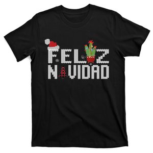 Feliz Navidad Graphic Spanish Christmas Holiday T-Shirt