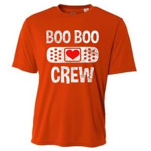 Funny Nurse Ghost Boo Crew Halloween Costumes Cooling Performance Crew T-Shirt