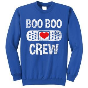 Funny Nurse Ghost Boo Crew Halloween Costumes Sweatshirt