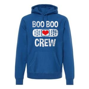 Funny Nurse Ghost Boo Crew Halloween Costumes Premium Hoodie