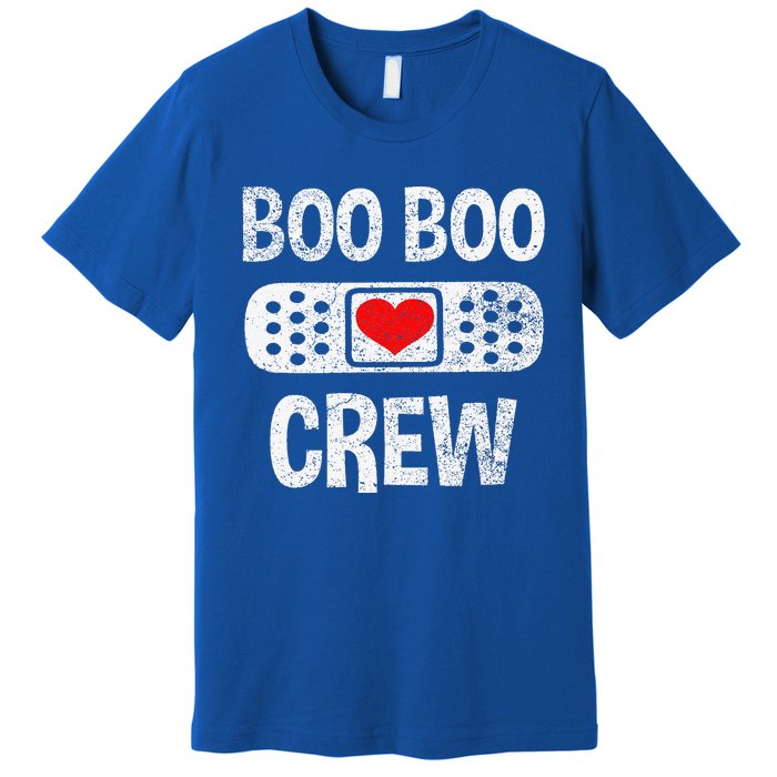 Funny Nurse Ghost Boo Crew Halloween Costumes Premium T-Shirt