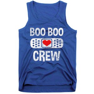 Funny Nurse Ghost Boo Crew Halloween Costumes Tank Top