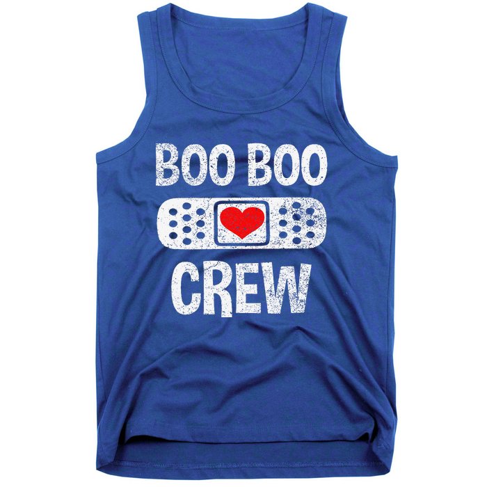 Funny Nurse Ghost Boo Crew Halloween Costumes Tank Top