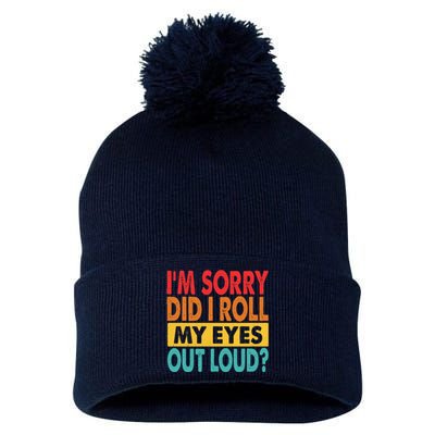 Funny Nacho Gift If You Don't Like Tacos I'm Nacho Type Pom Pom 12in Knit Beanie