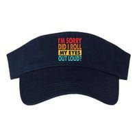 Funny Nacho Gift If You Don't Like Tacos I'm Nacho Type Valucap Bio-Washed Visor