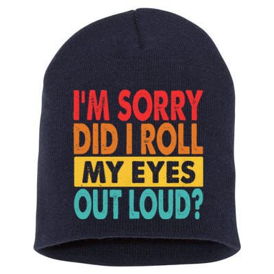 Funny Nacho Gift If You Don't Like Tacos I'm Nacho Type Short Acrylic Beanie