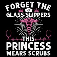 Funny Nurse Gift Cool This Princess Wears Scrubs Gift Impact Tech Backpack